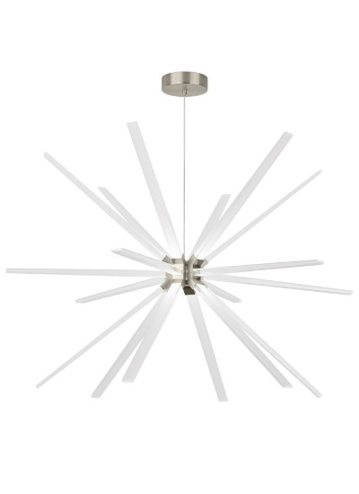 Foto para 35.1w 2709lm Photon 30k Acrylic Satin Nickel 90cri Photon 48 Chandelier sn LED930