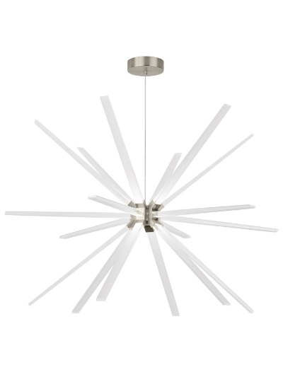 Picture of 35.1w 2709lm Photon 30k Acrylic Satin Nickel 90cri Photon 48 Chandelier sn LED930277