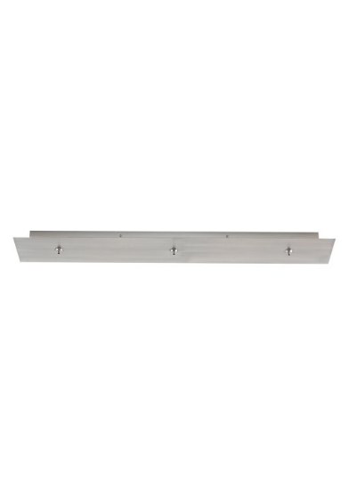 Picture of Fusion Satin Nickel Fusion Jack Canopy 3 Light Rectangle Long MT sn