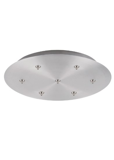 Picture of Fusion Satin Nickel FSJ Canopy 7-Lite Round SN