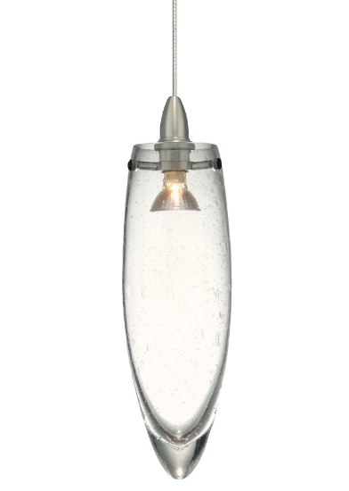 Picture of 35w Icicle Satin Nickel Icicle Pendant Clear SN FSJ