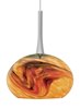 Foto para 8w Neptune Satin Nickel Neptune I Pend Amber SN MPT LED