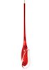 Foto para 20w Lily Satin Nickel Lily Pendant Red SN FSJ