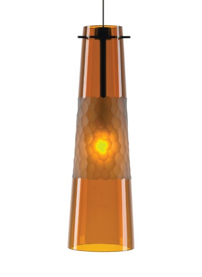 Picture of 8w Bonn Bronze Bonn Pendant Amber BZ LED FSJ