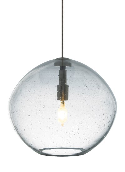 Foto para 35w Mini-Isla Satin Nickel Mini Isla Pendant Clear SN FSJ