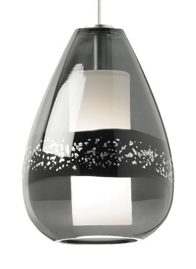 Foto para 8w Mini-Miyu Satin Nickel Mini-Miyu Pendant GY SN LED830 FSJ