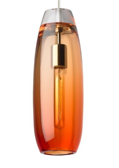 Foto para 75w Kendall Bronze Medium Base Kendall Pendant Orange bz