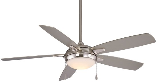 Picture of 82.01w WW 54" Led Ceiling Fan Brushed Nickel Etched Opal