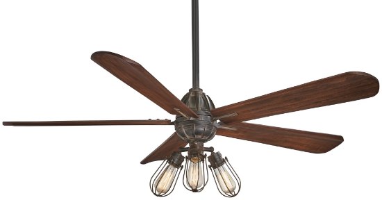 Picture of 33.6w WW 56" Led Ceiling Fan Tarnished Iron