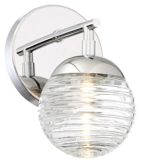 Foto para 8w WW Led Bath Polished Nickel Clear