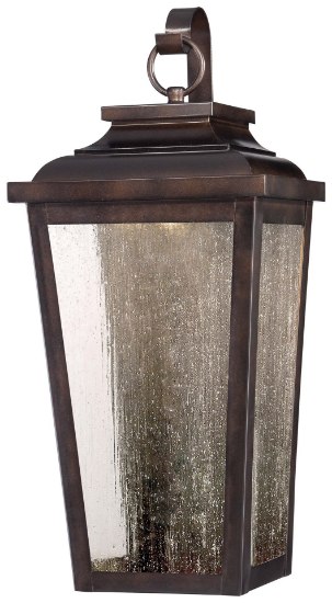Foto para 13w WW Pocket Lantern Chelesa Bronze Clear Seeded Glass