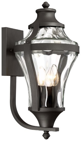 Picture of 60w SW Outdoor Wall Mount Black Water Glass