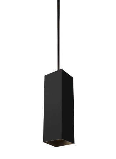 Picture of 15w Exo 27k Metal Shade Black 90cri TD-Exo Pendant 18IN 48INin 60° BK BK -LED927