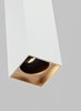 Foto para 15w Exo 27k Metal Shade Gold Haze 90cri TD-Exo Pendant 36IN 12INin 40° WH GD -LED927