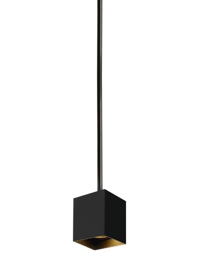 Foto para 15w Exo 27k Metal Shade Black 90cri TD-Exo Pendant 6IN 24INin 40° BK BK -LED927