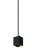 Foto para 15w Exo 27k Metal Shade Black 90cri TD-Exo Pendant 6IN 48INin 30° BK BK -LED927