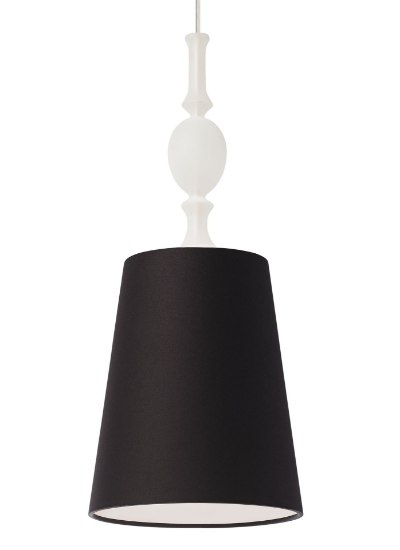 Picture of 19w Kiev 27k Black E26 Medium Base A21 80cri TD-Kiev Large Pendant BK CL BK -LED927