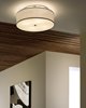 Picture of 36w 730lm Mulberry 30k Satin Nickel 80cri Mulberry Ceiling lg clay sn-LED830-277