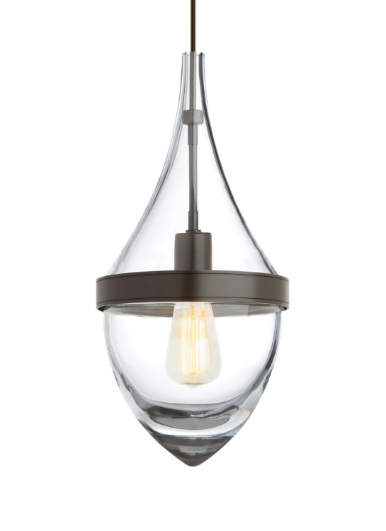 Picture of 3.5w Parfum 22k Black E26 Medium Base ST19 90cri TD-Parfum Grande Pendant CL-CL BK -LED922