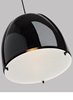 Picture of Paravo Fiberglass Gloss White/Satin Nickel TD-Paravo Pendant WH/SN