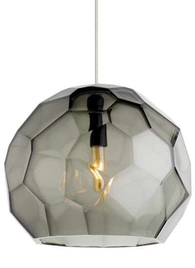 Foto para 2w Reece 22k Transparent Glass Satin Nickel T6 T6 90cri TD-Reece Pendant SM SN-LED922