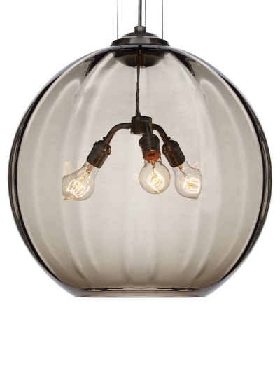 Picture of 7w World 22k Black 90cri TD-World Pendant Smoke BK LED922