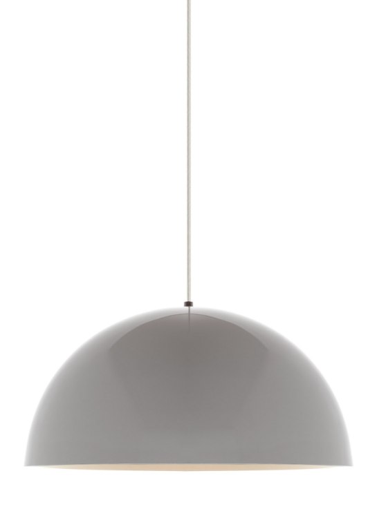 Foto para Powell Satin Nickel TT2-Powell Street gls wh/wh, sn