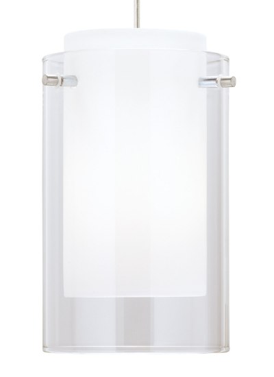 Foto para 75w Echo Satin Nickel TT-Echo Pend lg clar,sn