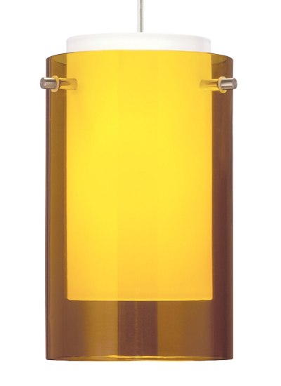 Picture of 60w Echo Satin Nickel TT-Echo Pend sm amber,sn