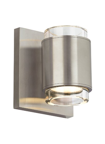 Foto para 9w Voto 30k Satin Nickel 80cri Voto Wall Round CL, sn, -LED830