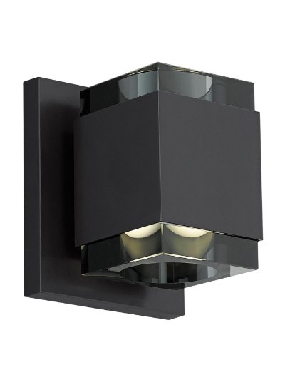 Foto para 9w Voto 30k Satin Nickel 80cri Voto Wall Square SM, sn, -LED830