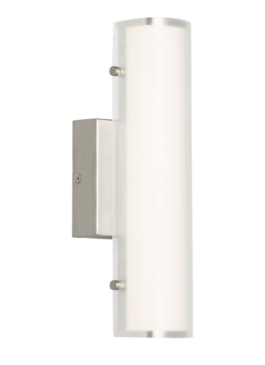 Foto para 10w Halo 27k Frosted Glass Diffuser Satin Nickel 90cri Halo 13 Bath 13INin SN -LED927-277
