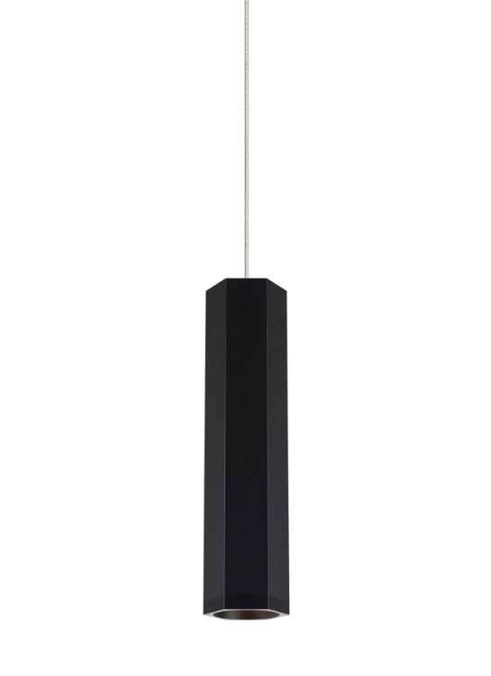 Foto para 8w Blok 30k Matte Black/Satin Nickel 90cri FJ-Blok Pendant S BK/SN-LED930