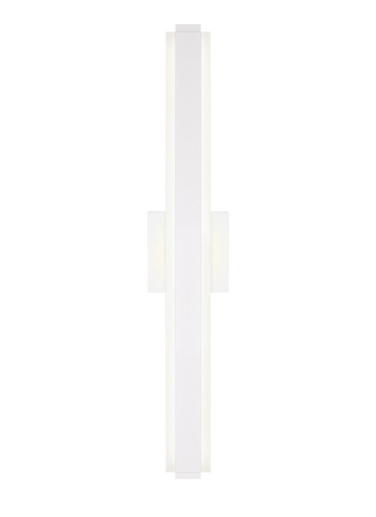 Foto para 20w Tiffin 27k Metal Shade With Glass Diffuser White 90cri Tiffin 24 Bath 24INin WH -LED927-277