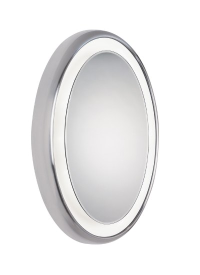 Picture of 40w 862lm Tigris 30k Satin Nickel 90cri Tigris Mirror Oval REC 24INsn-LED930-277