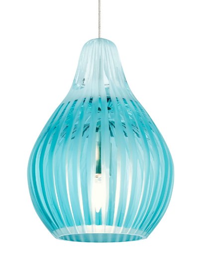 Picture of 20w Avery Chrome FJ-Avery Pendant Aqua, ch