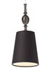 Foto para 8w Kiev 30k Antique Bronze 80cri FJ-Kiev Pend blk smk, bz LED