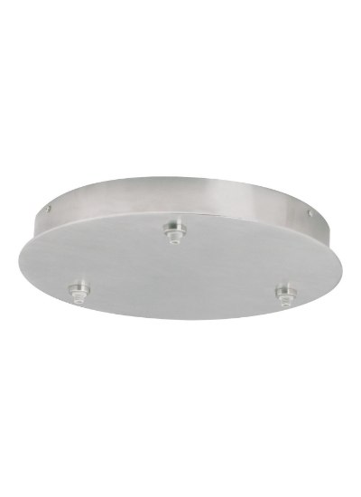 Foto para FreeJack Satin Nickel FJ-Round canopy 3 port, sn 277/12