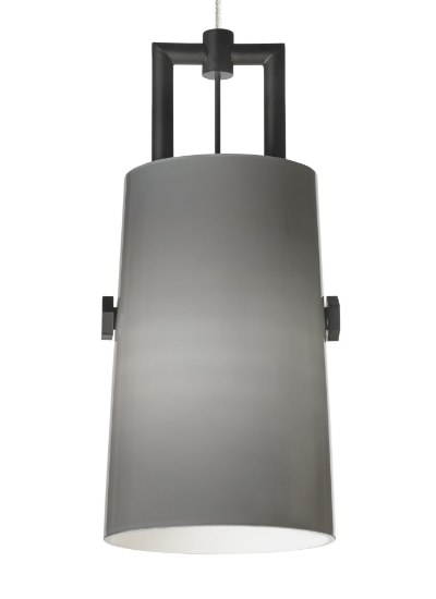 Foto para 20w Revere Satin Nickel/Satin Nickel FJ-Revere Pendant Smoke, ss