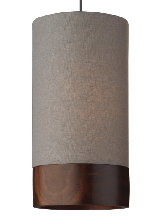 Picture of 8w Topo 30k Satin Nickel 80cri FJ-Topo Pend Gray WL, sn-LED