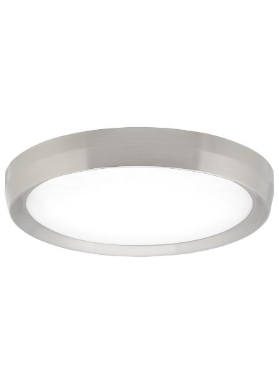 Picture of 22w 1313lm Bespin 30k Satin Nickel 90cri Bespin Flush Mount Ceiling SMsn-LED930-277