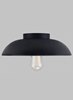 Picture of 3.5w Fett 22k Sand Casted Metal E26 Medium Base ST19 90cri Fett Flush Mount Ceiling ZC-LED922