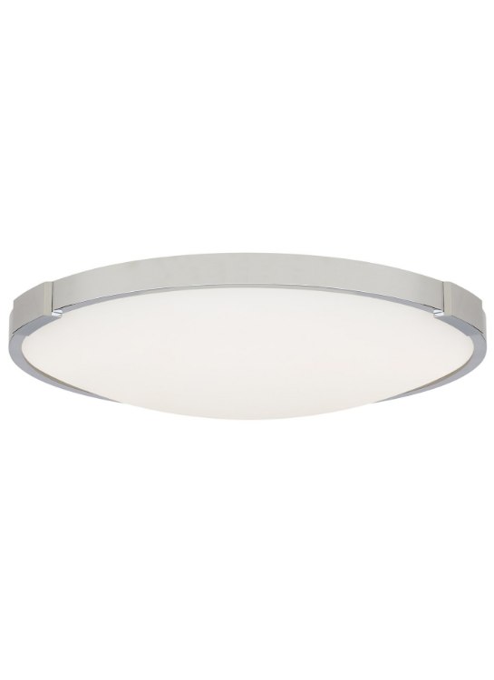 Picture of 22w Lance 30k Frosted Glass Diffuser Chrome 90cri Lance 13 Flush Mount 13IN CH -LED930-277