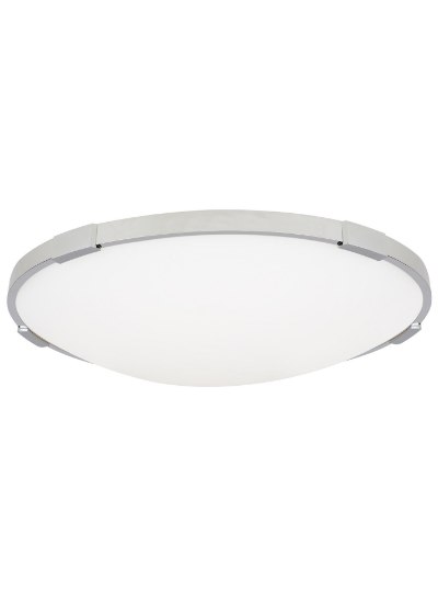 Foto para 33w Lance 27k Frosted Glass Diffuser Chrome 90cri Lance 18 Flush Mount 18IN CH -LED927-277