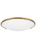 Picture of 45w Lance 27k Frosted Glass Diffuser Aged Brass 90cri Lance 24 Flush Mount 24IN AB -LED927