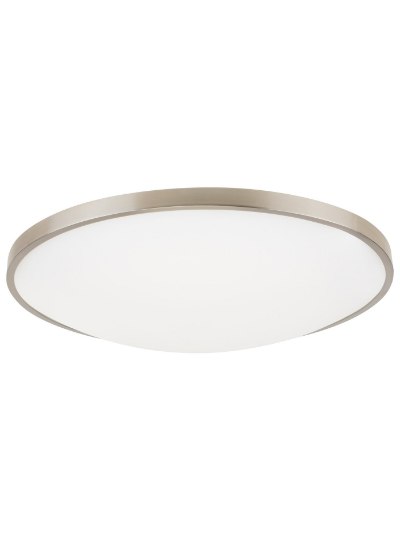 Picture of 33w Vance 30k Frosted Glass Diffuser Satin Nickel 90cri Vance 18 Flush Mount 18IN SN -LED930