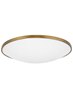 Picture of 45w Vance 30k Frosted Glass Diffuser Aged Brass 90cri Vance 24 Flush Mount 24IN AB -LED930