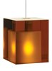 Foto para 35w Cube Satin Nickel KL-Cube Pend amber, sn