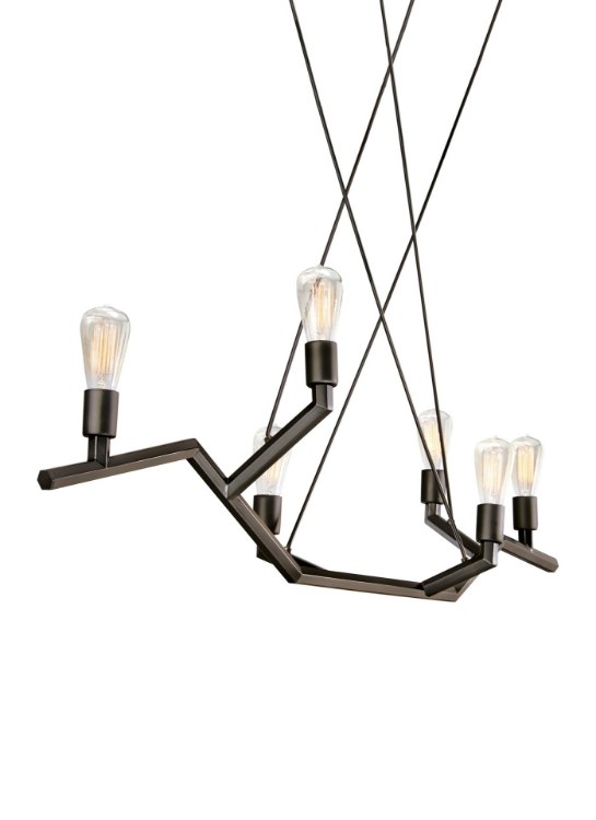 Foto para 60w Akimbo Antique Bronze Akimbo Linear Suspension 48IN, bz
