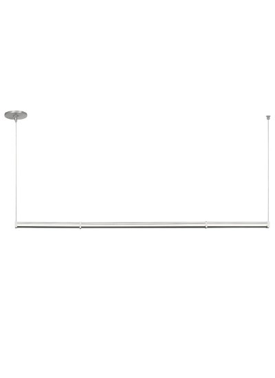 Foto para 16w Gia 24k Satin Nickel 80cri LS-Gia Linear Suspension 600lm/ft, 48IN, SM, sn, -